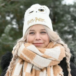 Harry Potter - Hedwig Muts met Pompon wit
