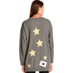 Harry Potter - Hedwig oversized trui grijs