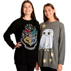 Harry Potter - Hedwig oversized trui grijs