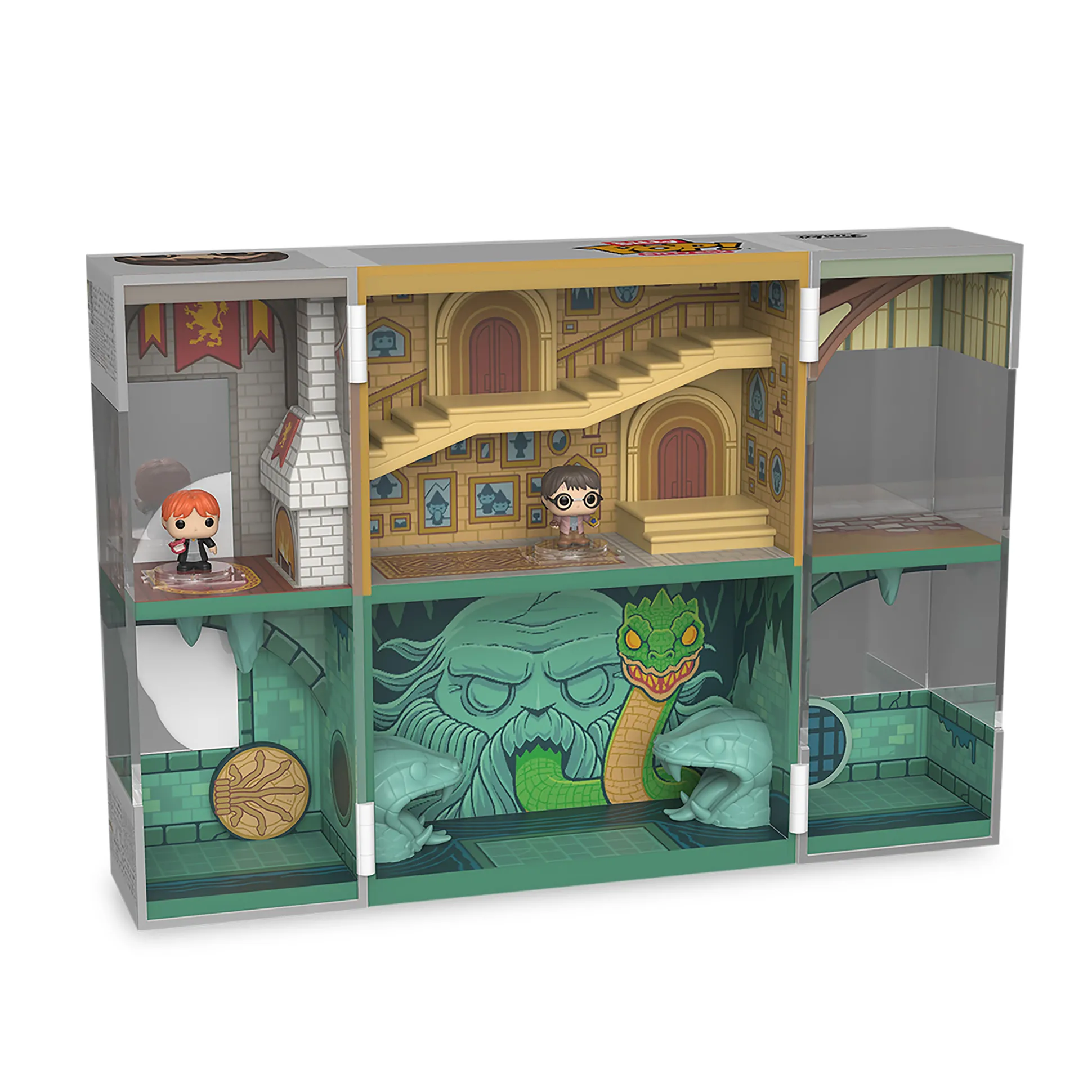 Harry Potter - Hogwarts Funko Bitty Pop Display met 2 Figuren