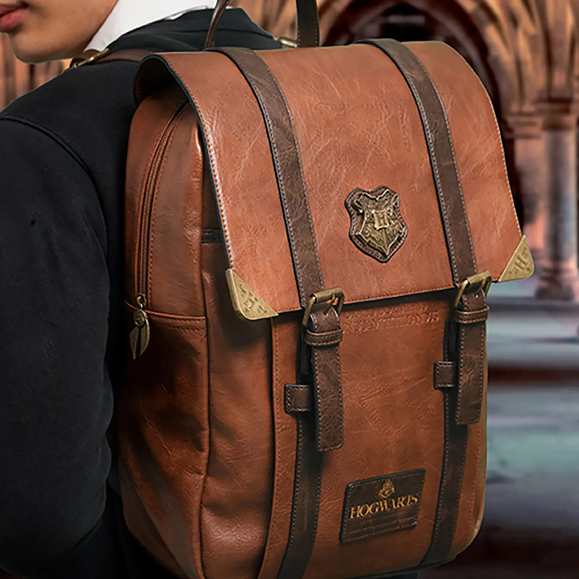 Harry Potter - Hogwarts Rugzak Bruin