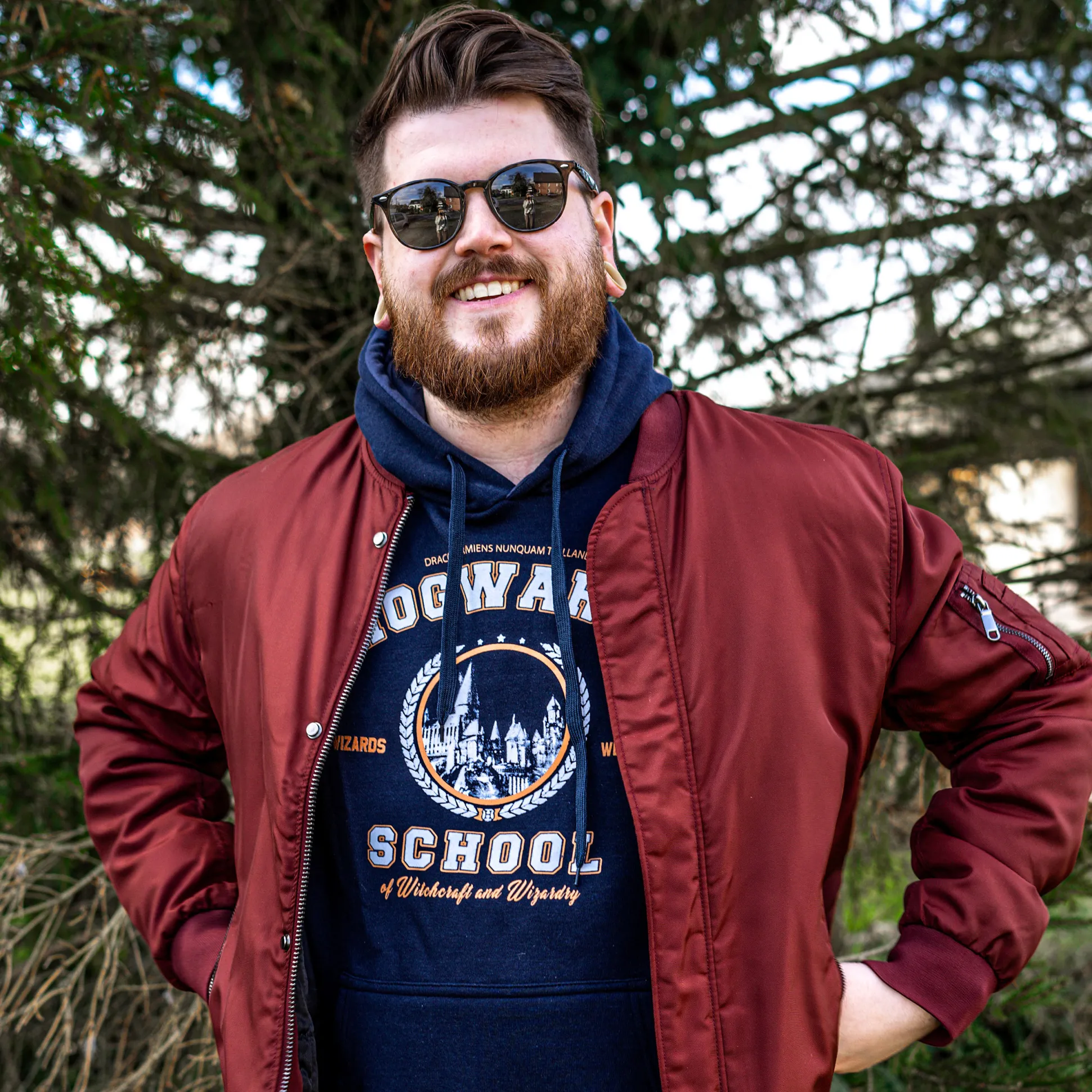 Harry Potter - Hogwarts School Hoodie Blauw