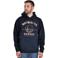 Harry Potter - Hogwarts School Hoodie Blauw