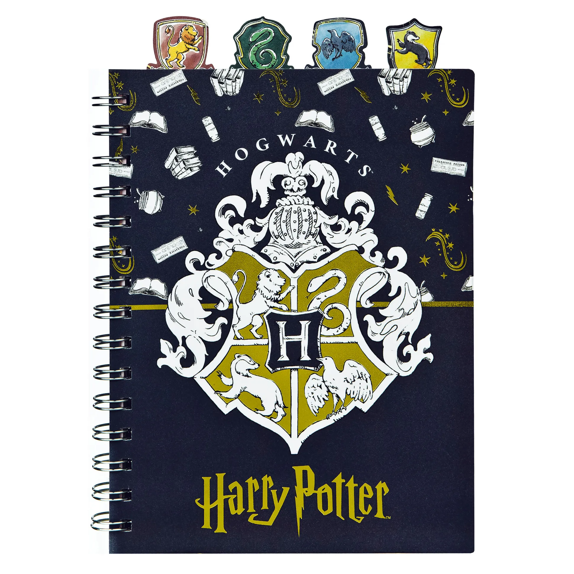 Harry Potter - Hogwarts Spiraalnotitieboek met Tabbladen