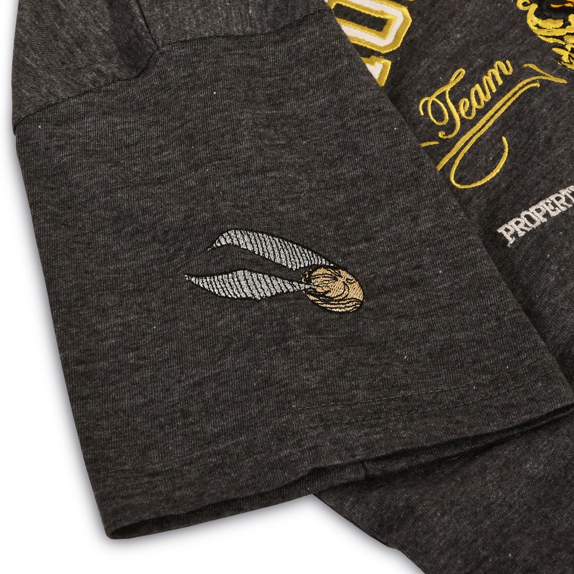 Harry Potter - Hogwarts Wapen T-Shirt grijs