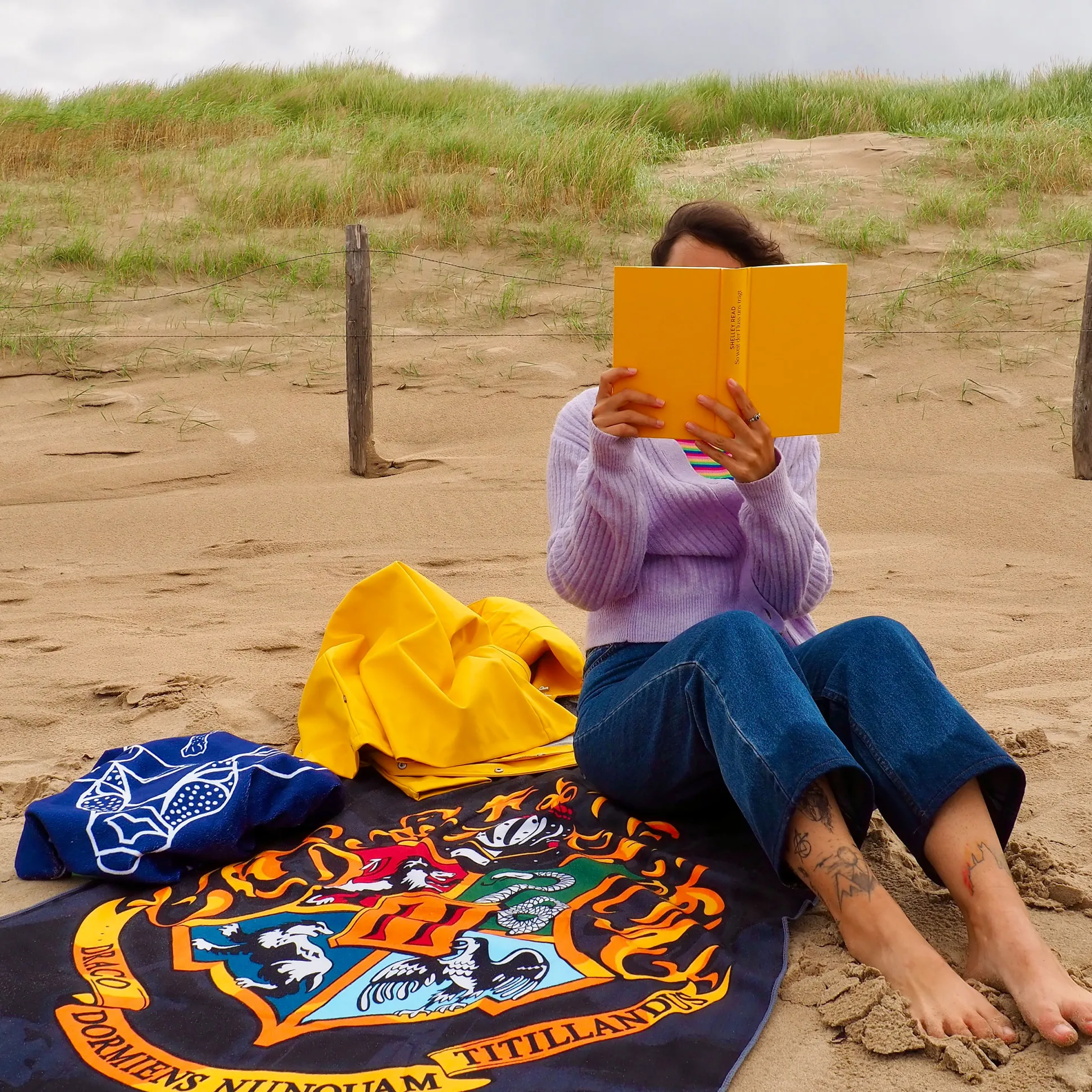 Harry Potter - Hogwarts Wapen Strandhanddoek