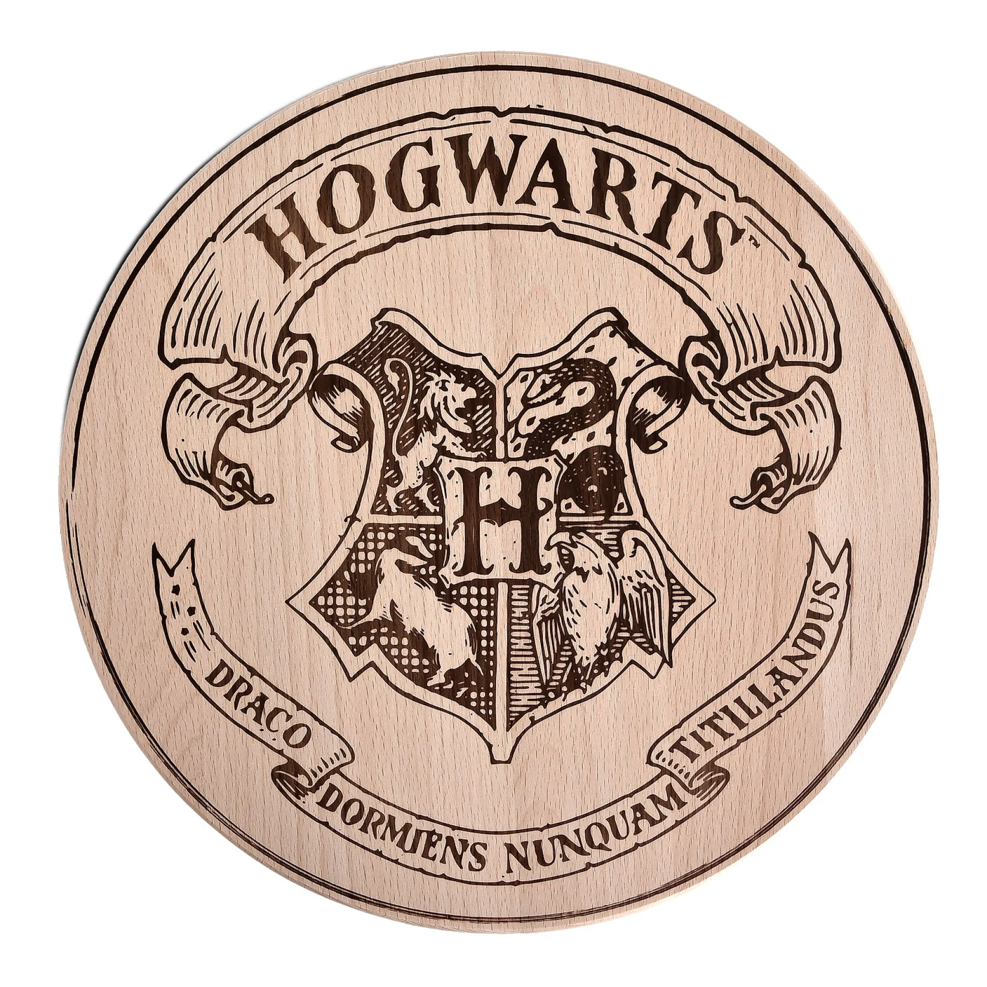 Harry Potter - Hogwarts Wapen Snijplank Beuken