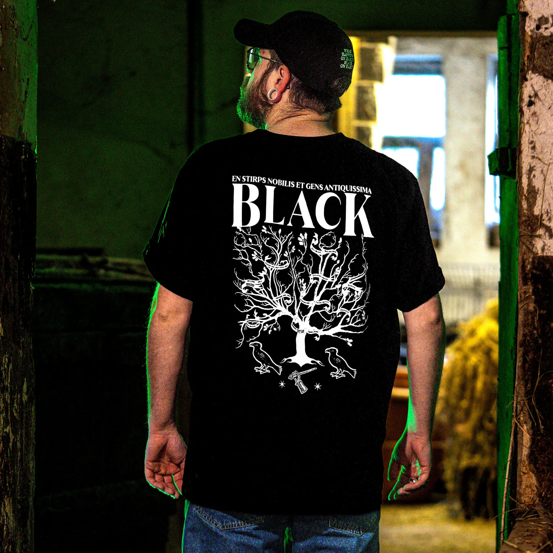 Harry Potter - House of Black T-shirt zwart