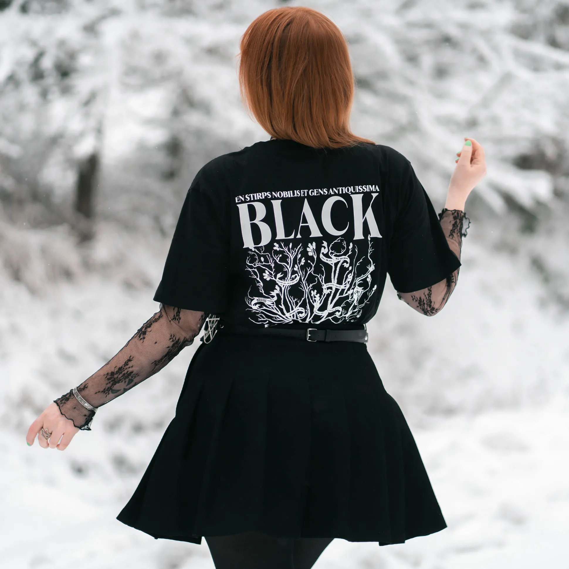 Harry Potter - House of Black T-shirt zwart