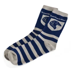 Harry Potter - Hufflepuff Wapen Sokken blauw-grijs