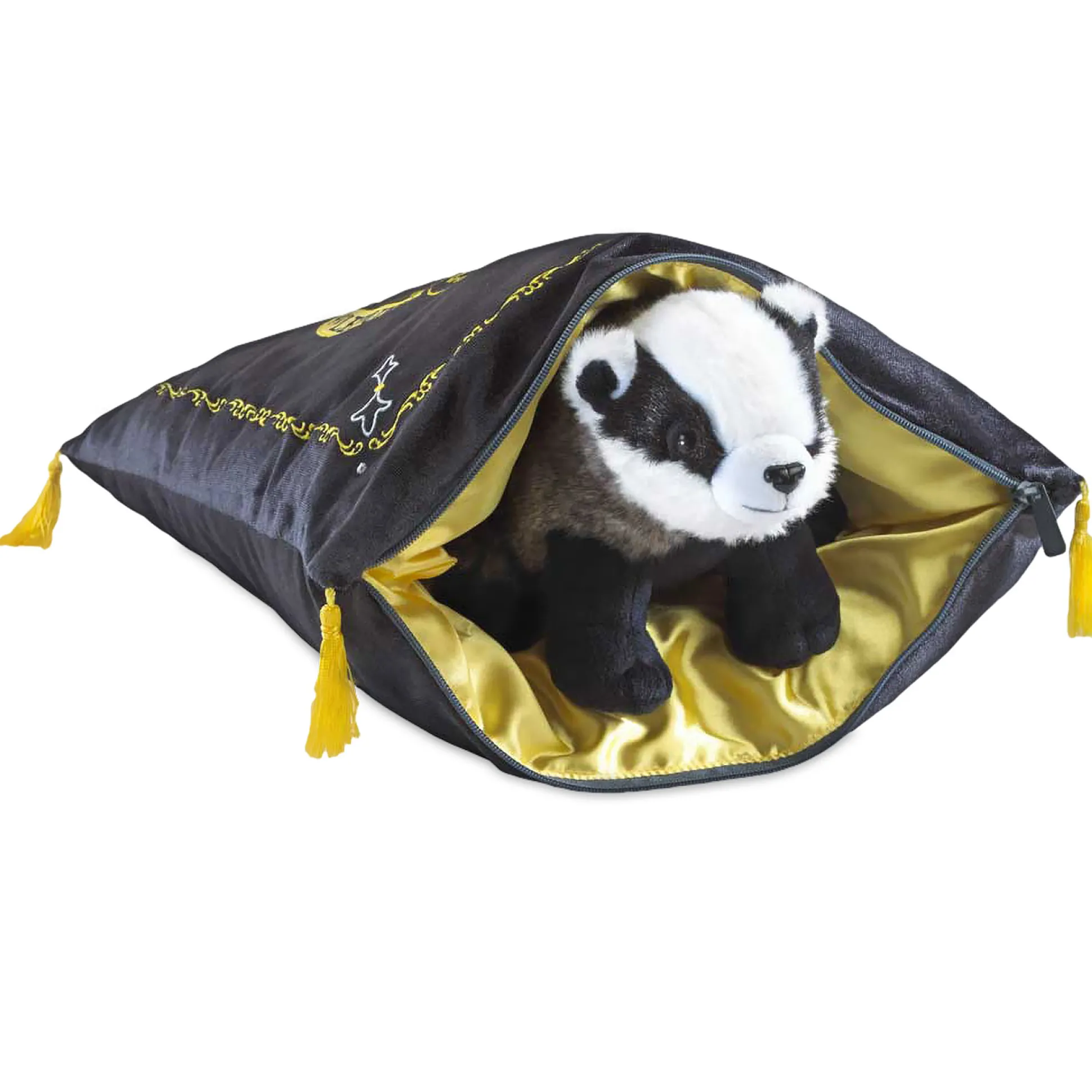 Harry Potter - Hufflepuff Wapen Kussen met Pluche Figuur