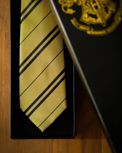 Harry Potter - Hufflepuff Stropdas met Geschenkdoos