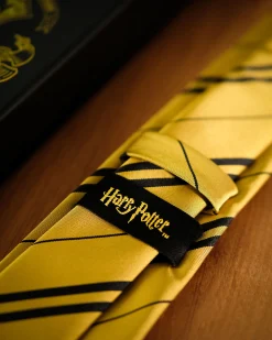 Harry Potter - Hufflepuff Stropdas met Geschenkdoos