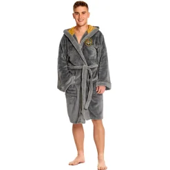 Harry Potter - Hufflepuff Crest Jurk Grijs