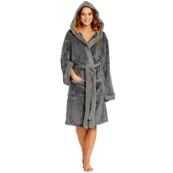 Harry Potter - Hufflepuff Crest Jurk Grijs