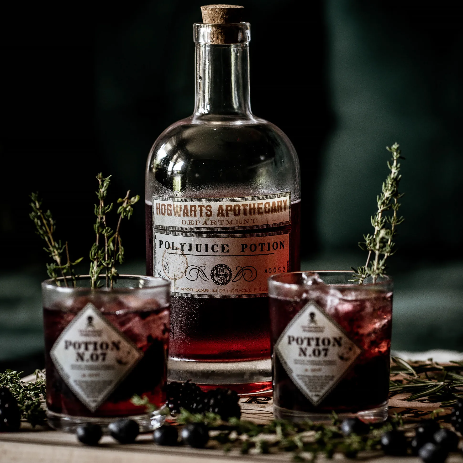 Harry Potter - Karaf met Polyjuice Potion Glass Set