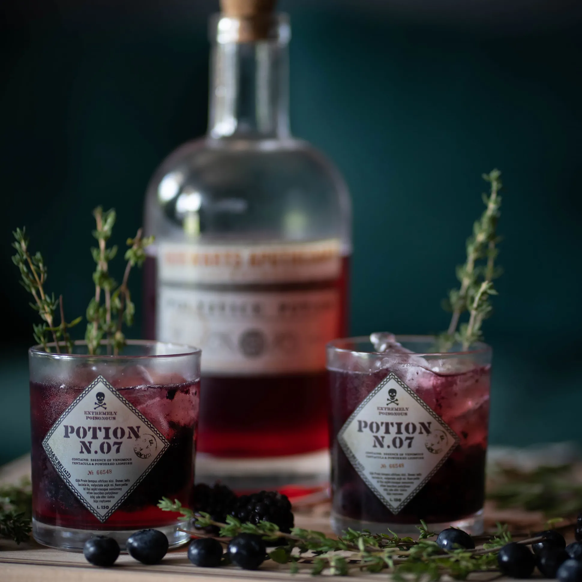 Harry Potter - Karaf met Polyjuice Potion Glass Set