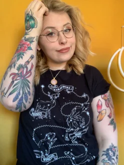 Harry Potter - Marauders Astrologie T-Shirt Zwart