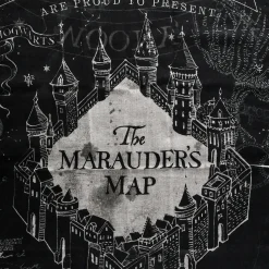 Harry Potter - Marauders Map Loop Sjaal Zwart