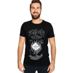 Harry Potter - Marauders Map T-shirt zwart