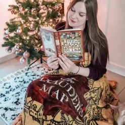 Harry Potter - Marauders Map Pluizige Deken met Teddybont