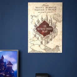Harry Potter - Marauder's Map Wanddecoratie Hout