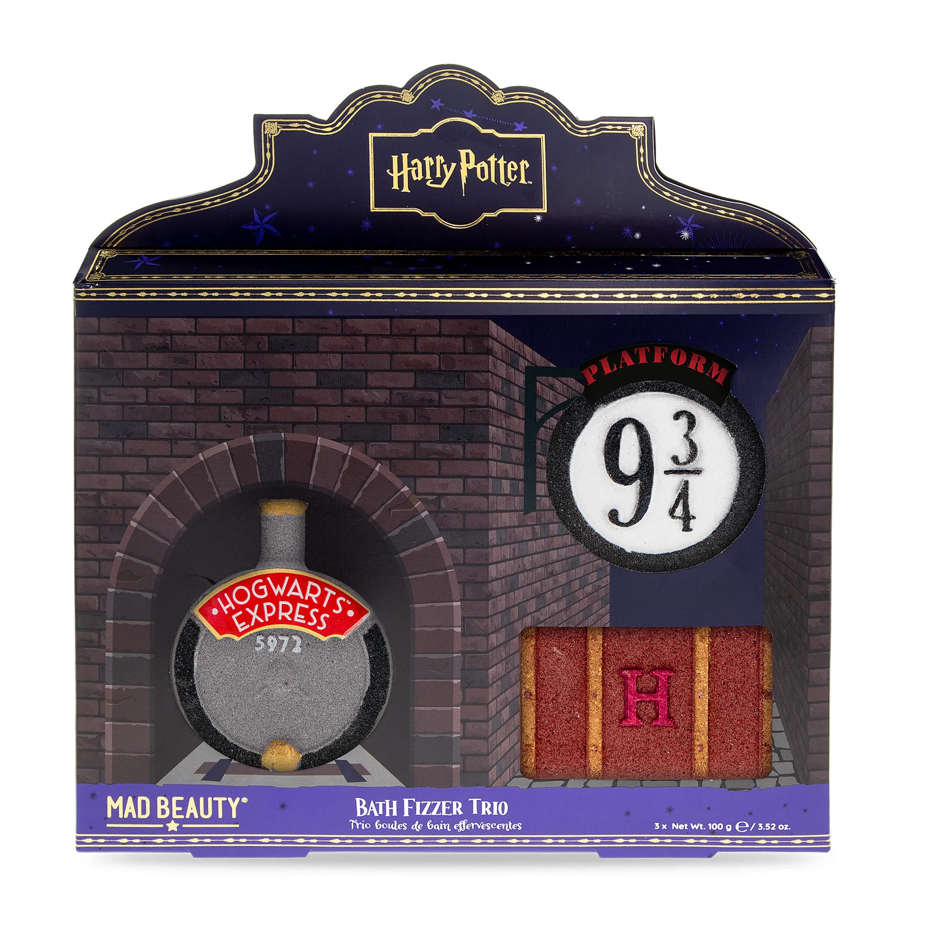 Harry Potter - Perron 9 3/4 badbruisballen 3-delige set