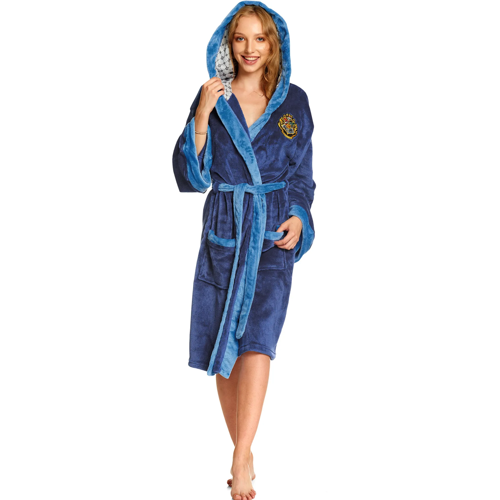 Harry Potter - Ravenklauw Wapenschild Badjas blauw