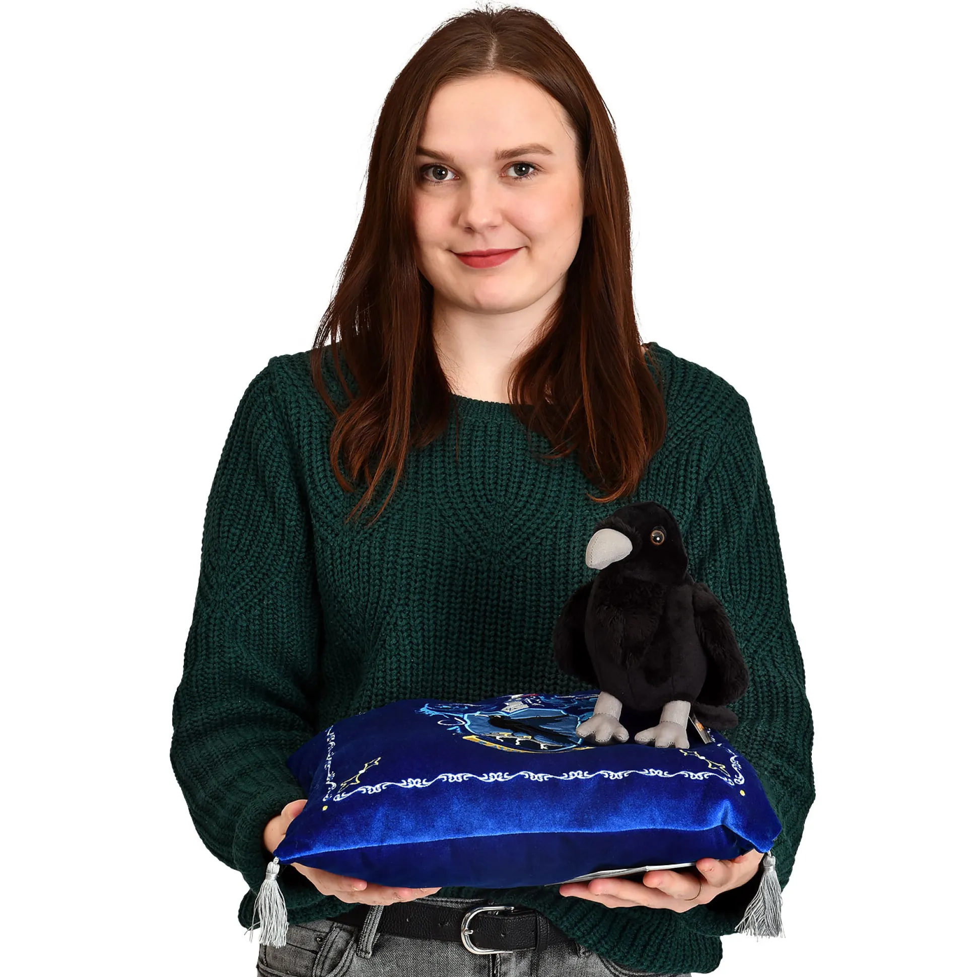 Harry Potter - Ravenklauw Wapenschild Kussen met Pluche Figuur