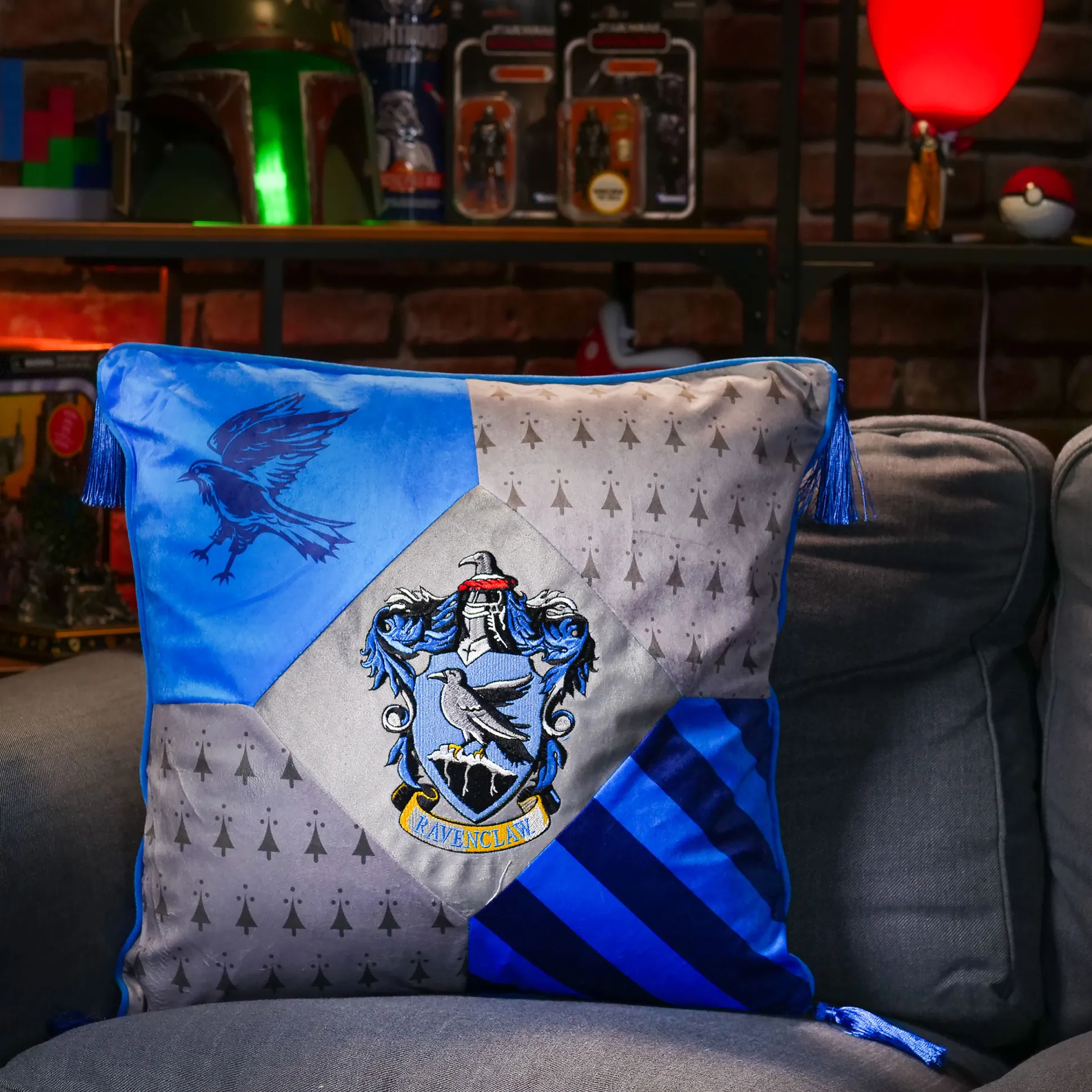 Harry Potter - Ravenklauw Deluxe Kussen met Kwasten