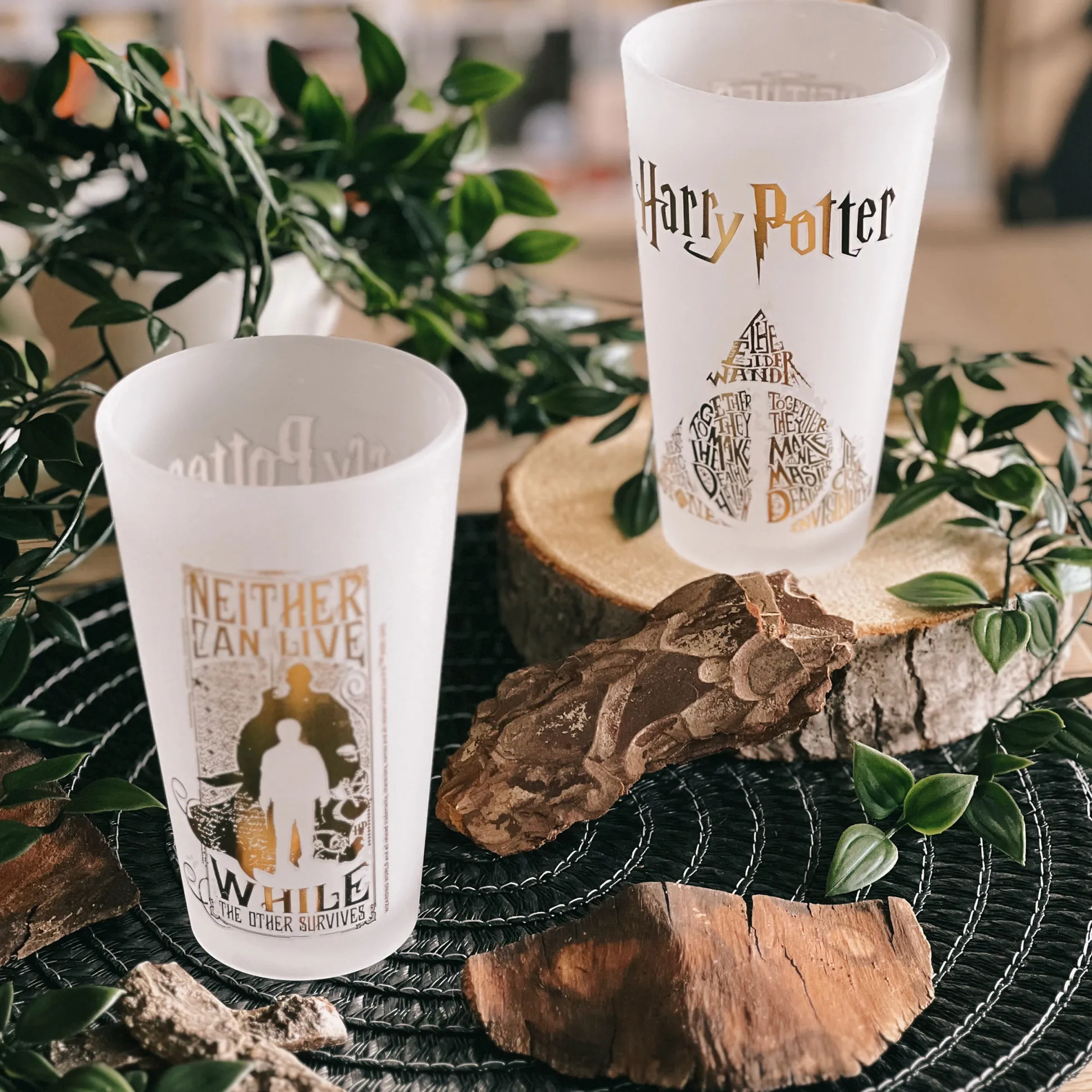 Harry Potter - Relieken van de Dood glazen set van 2