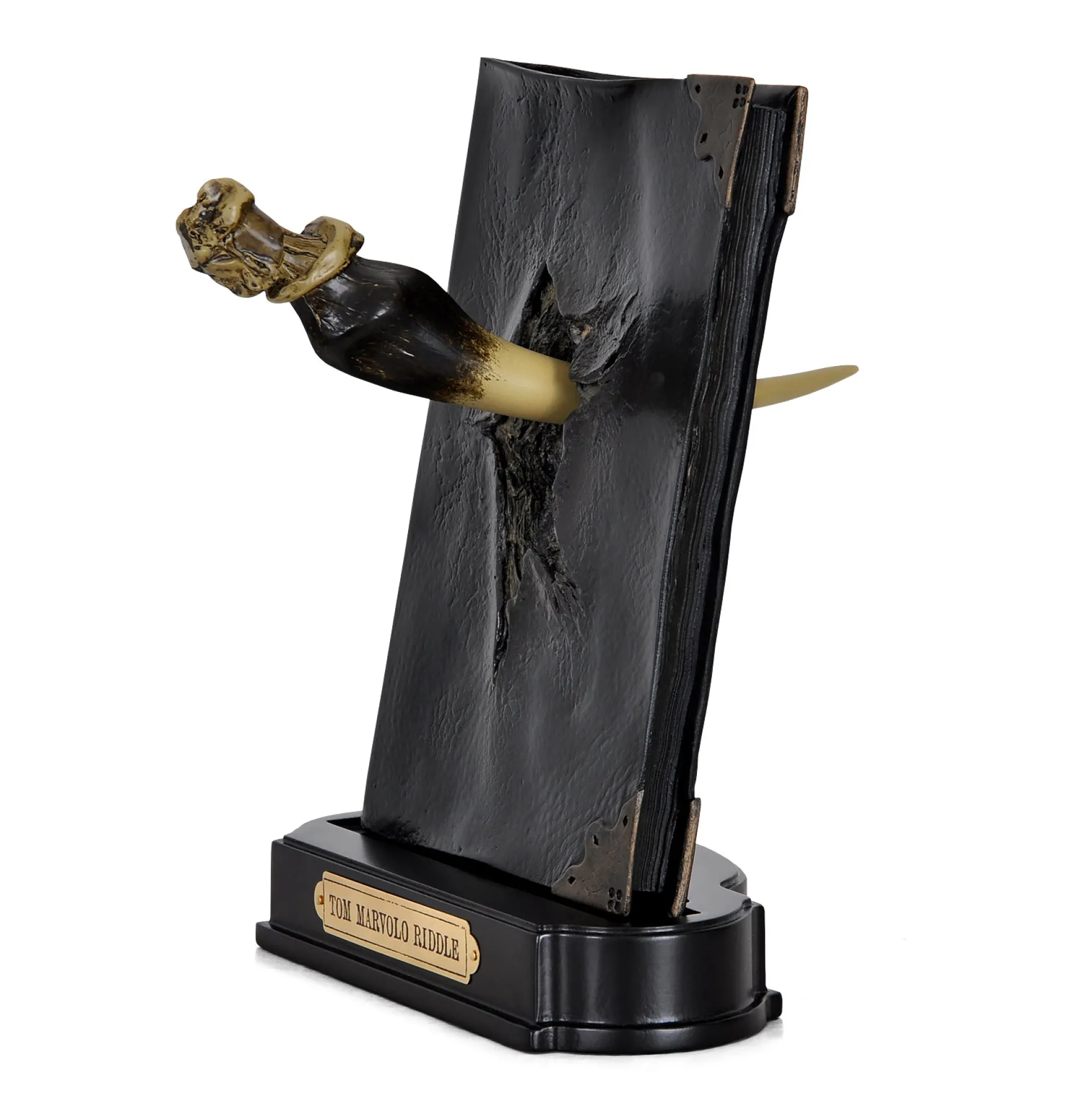 Harry Potter - Riddle Dagboek Standbeeld met Basilisk Tand