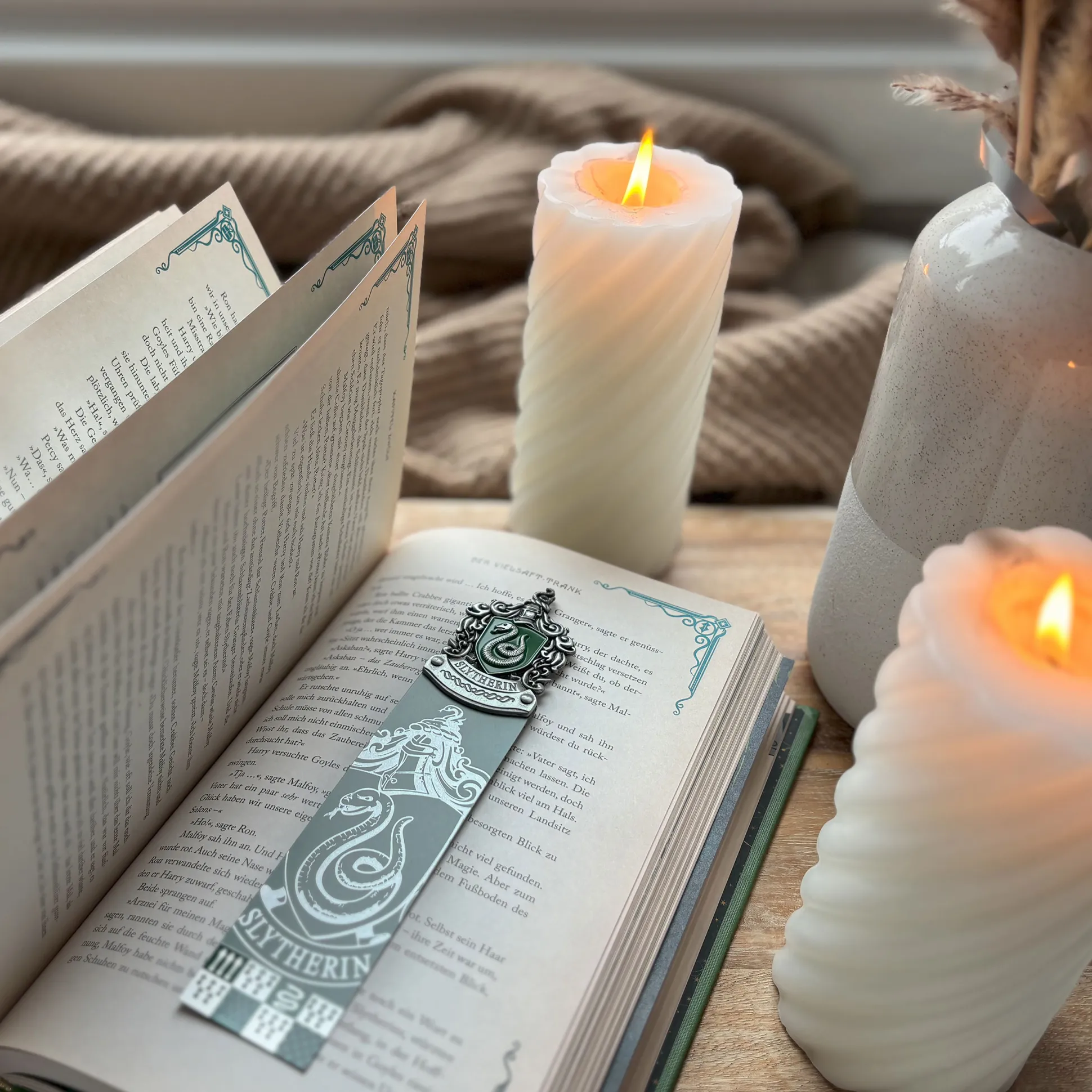 Harry Potter - Slytherin Boekenlegger Groen