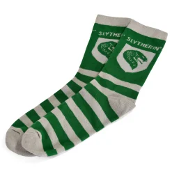 Harry Potter - Slytherin Crest Sokken Groen-Grijs