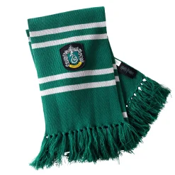 Harry Potter - Slytherin Gebreide Sjaal Grijs-Groen