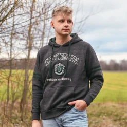 Harry Potter - Slytherin Wapen Premium Hoodie grijs