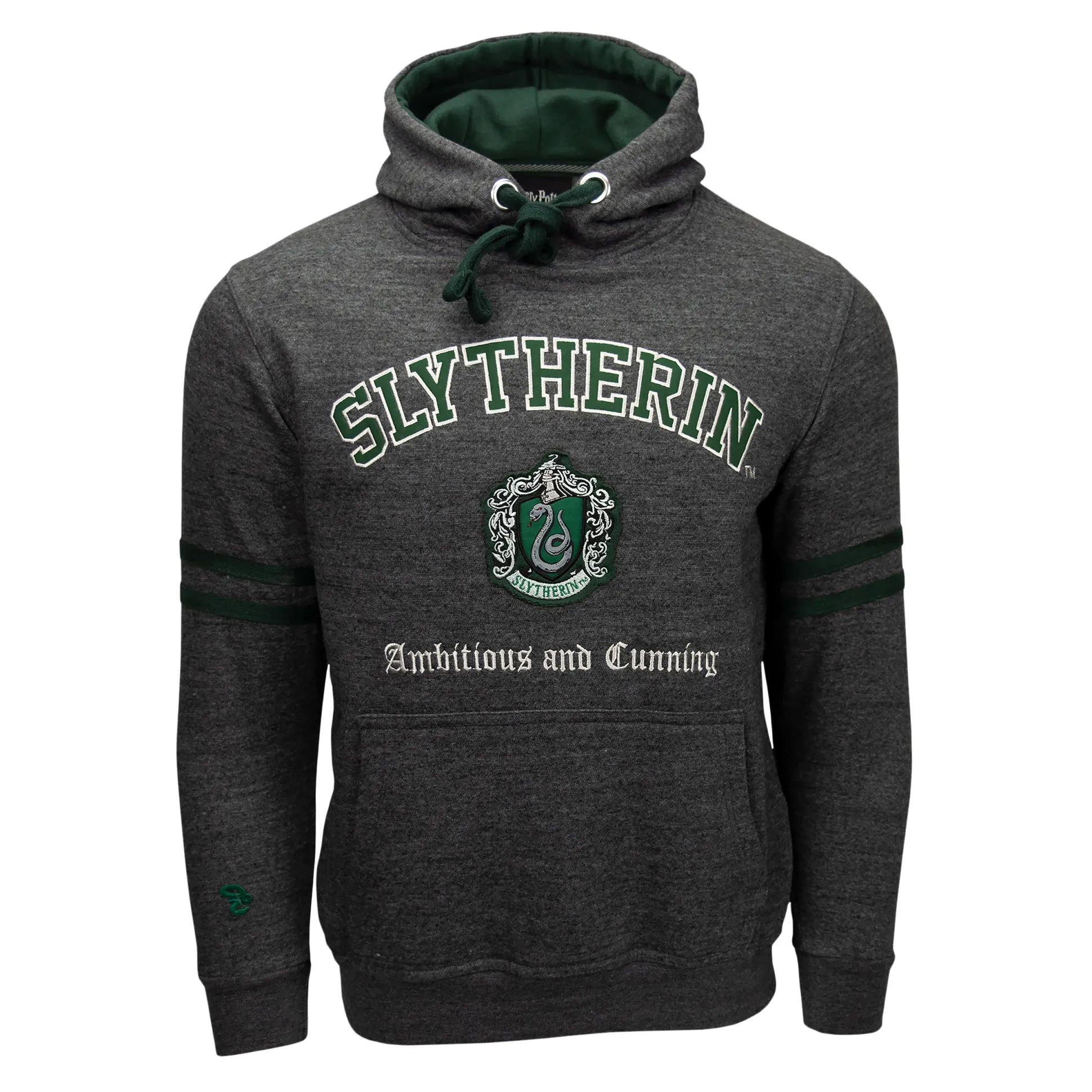 Harry Potter - Slytherin Wapen Premium Hoodie grijs