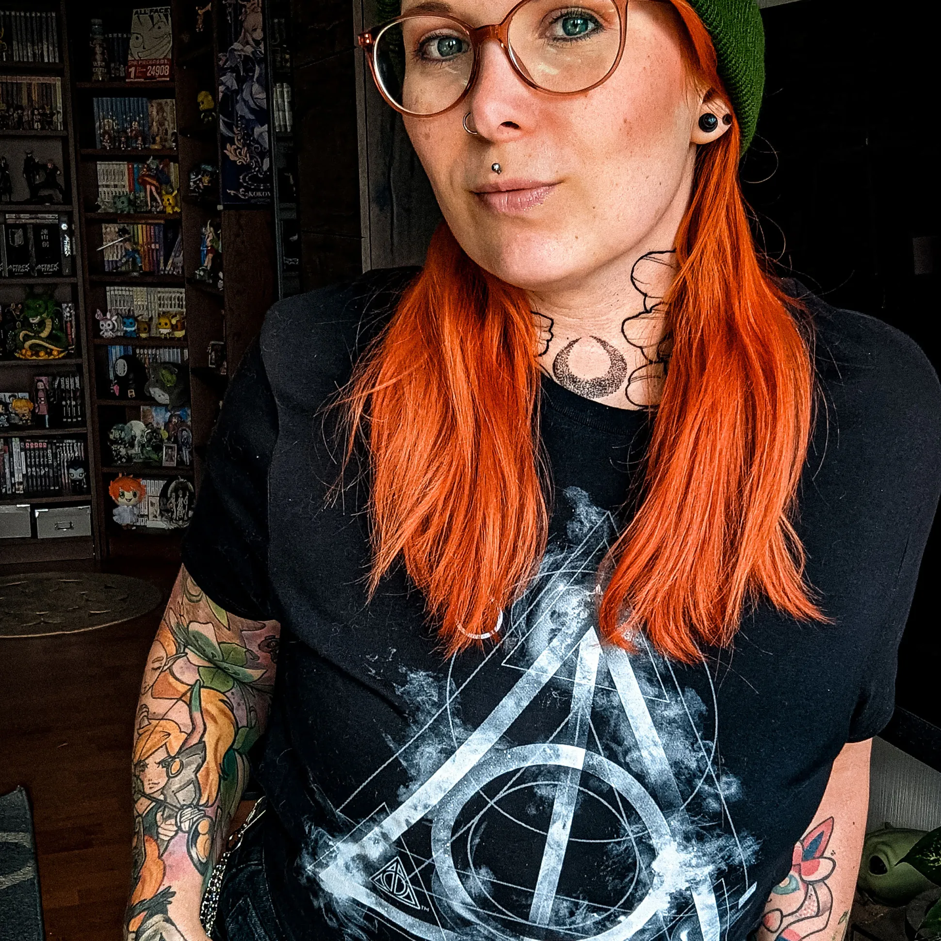 Harry Potter - Smoky Hallows T-shirt zwart