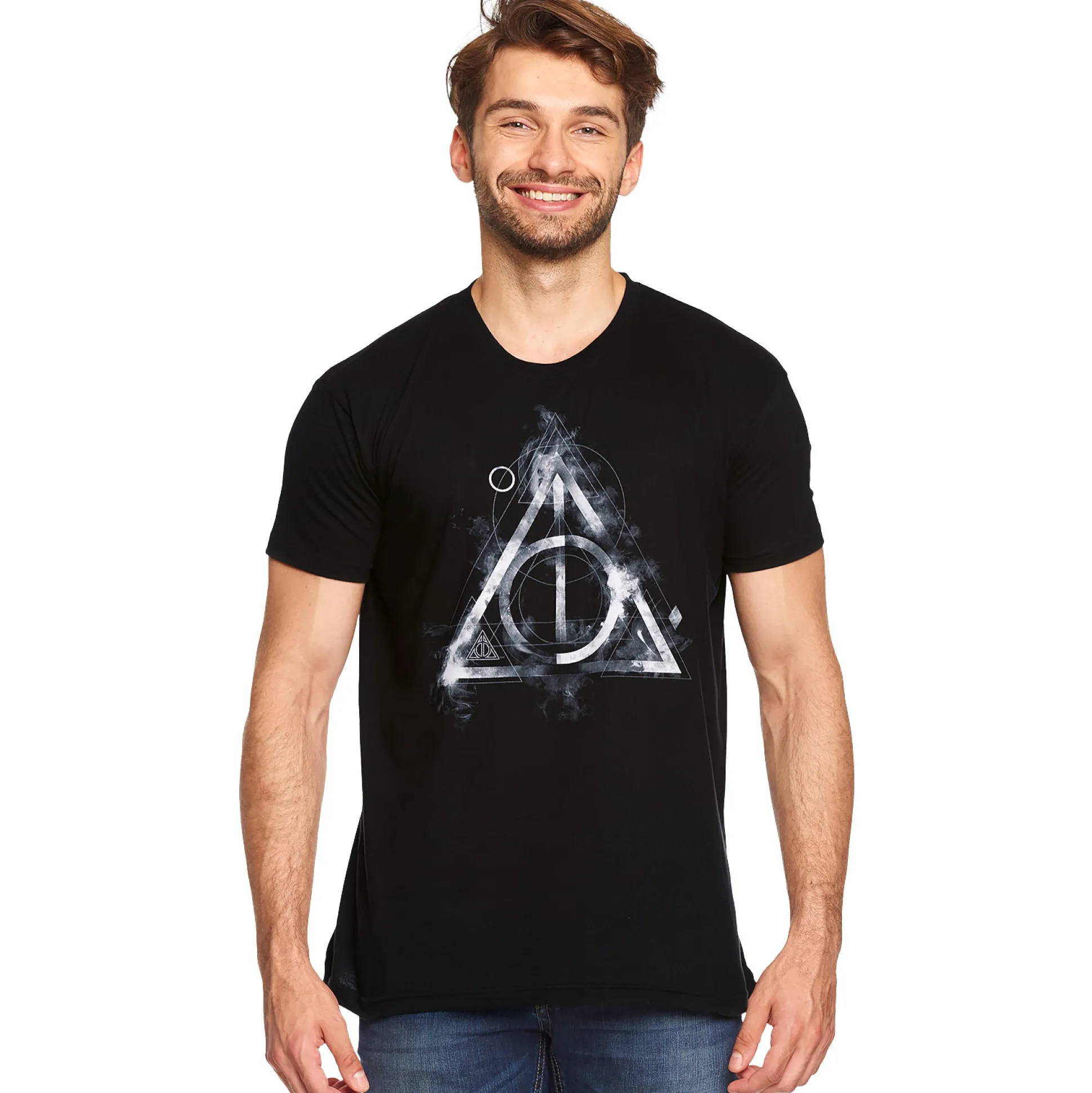 Harry Potter - Smoky Hallows T-shirt zwart