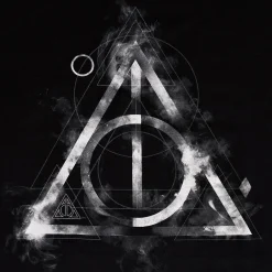 Harry Potter - Smoky Hallows T-shirt zwart