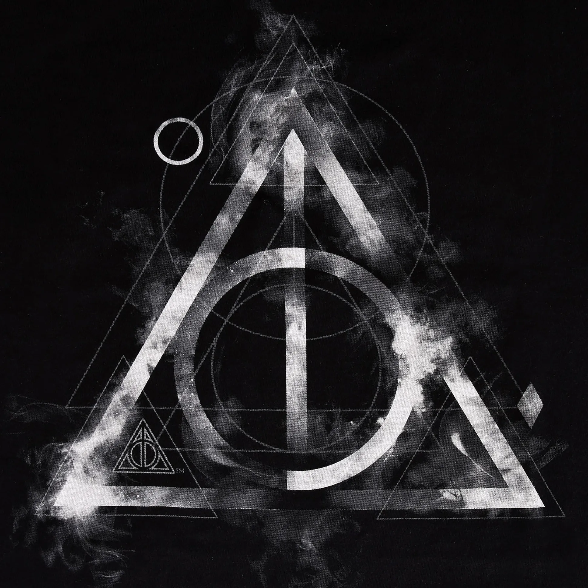 Harry Potter - Smoky Hallows T-shirt zwart