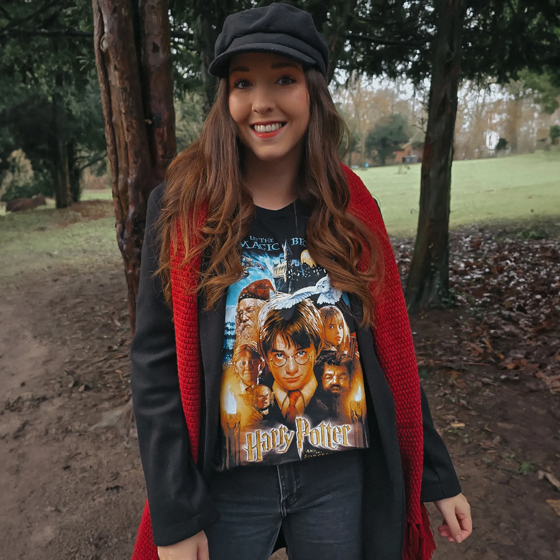 Harry Potter - Steen der Wijzen Poster T-Shirt Zwart