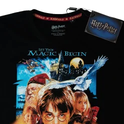 Harry Potter - Steen der Wijzen Poster T-Shirt Zwart