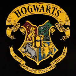 Harry Potter - T-shirt met Hogwarts wapen zwart