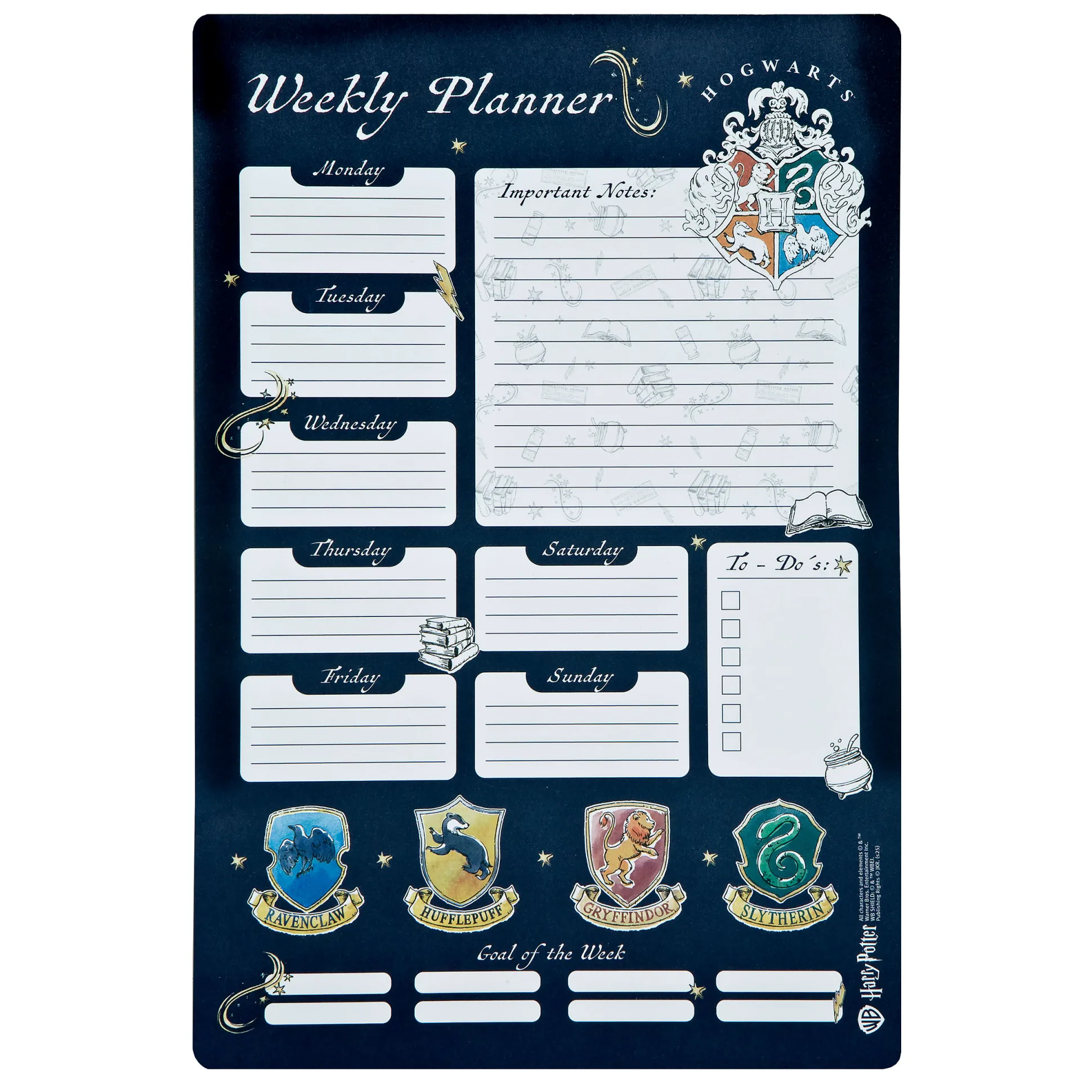 Harry Potter - Zweinstein Wapen Wekelijkse Planner