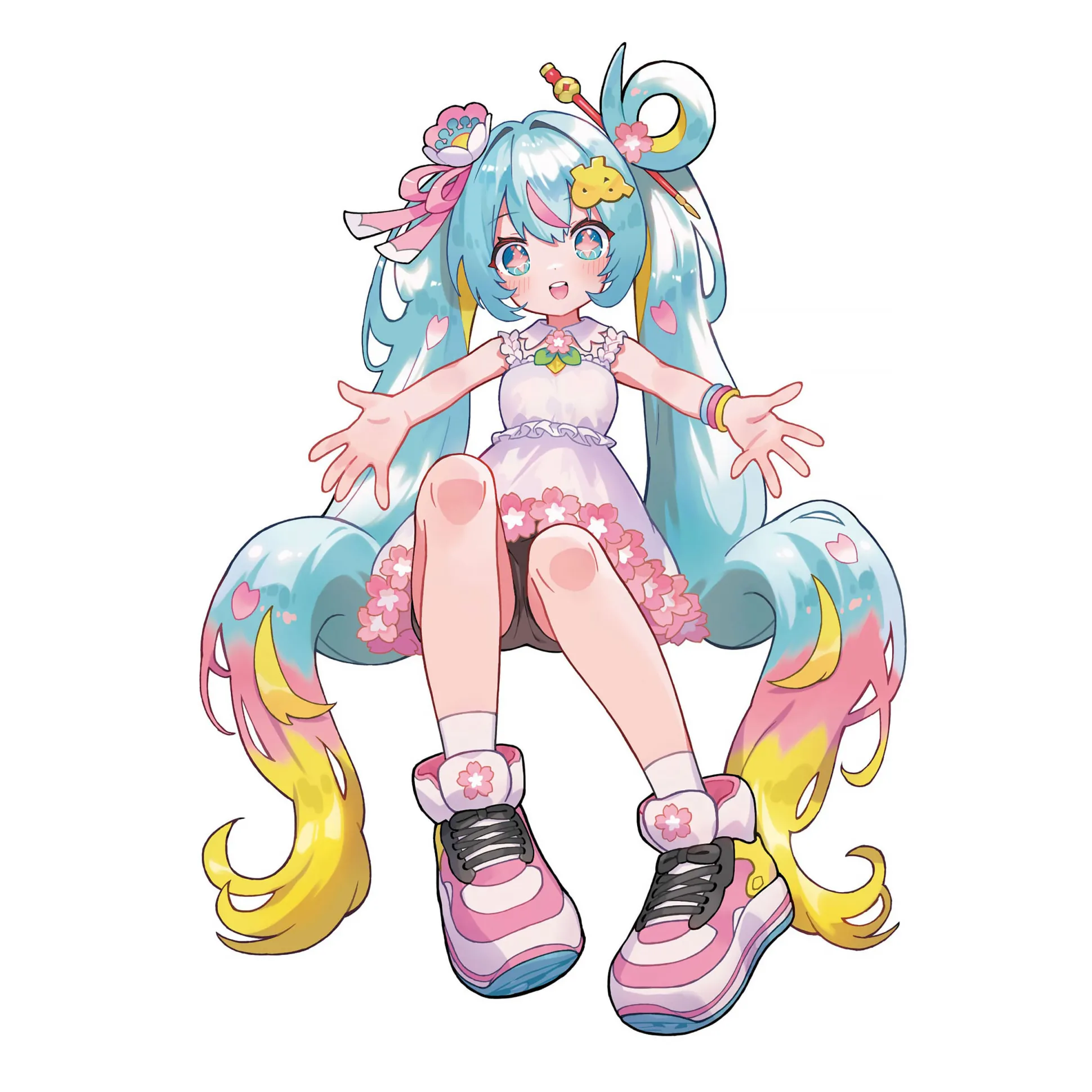 Hatsune Miku - Miku 10th Anniversary Noodle Stopper Figuur