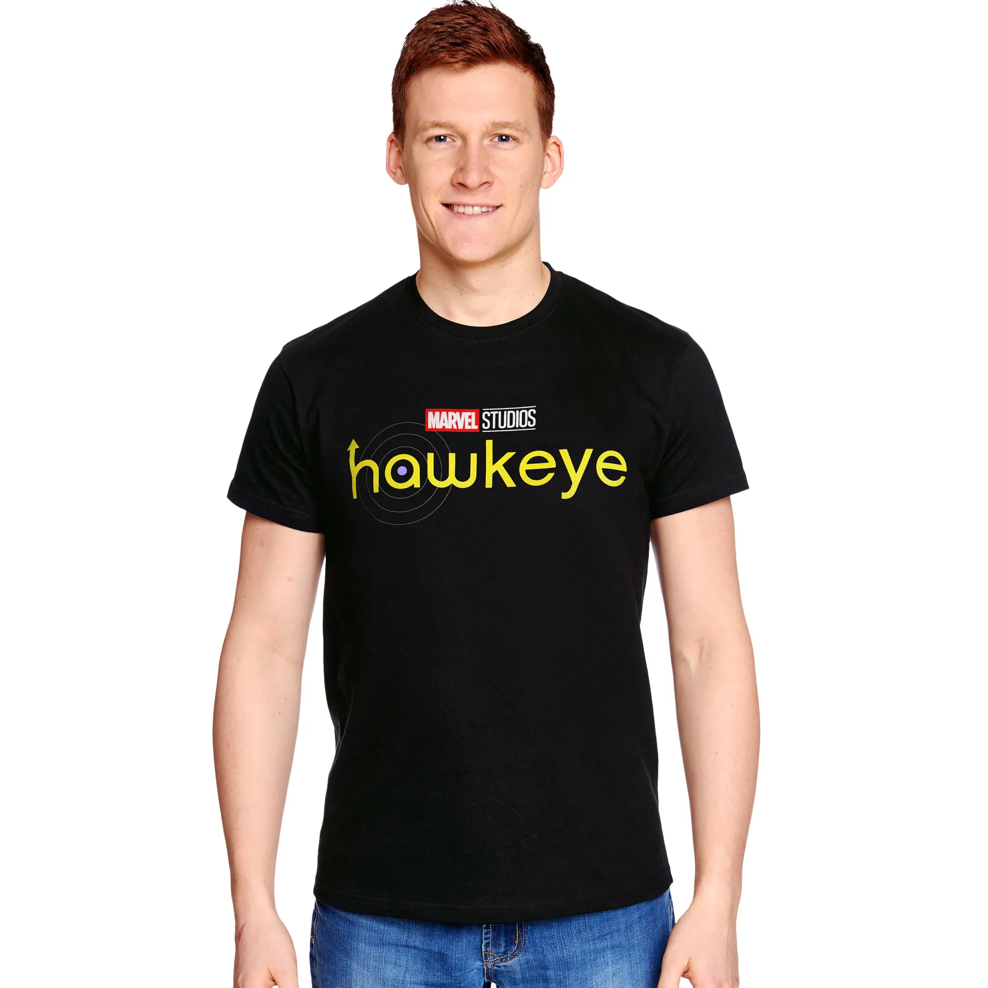 Hawkeye - Logo T-Shirt zwart
