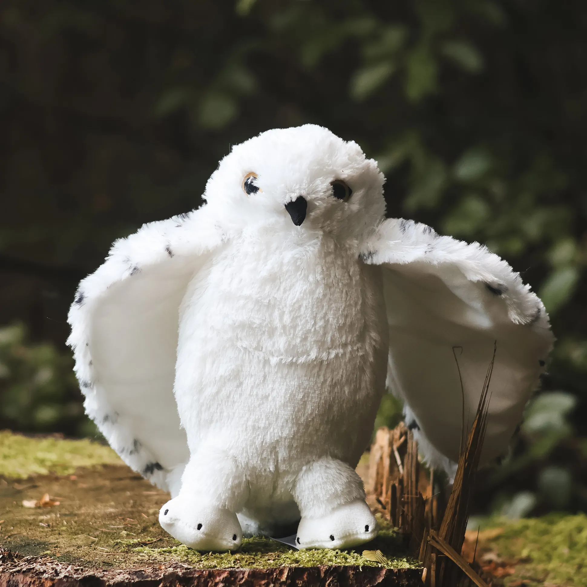 Hedwig met open vleugels pluche figuur 28 cm - Harry Potter