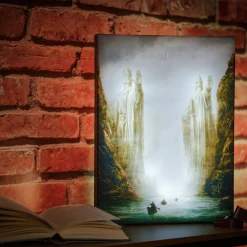 Heer der Ringen - Argonath muurschildering met licht