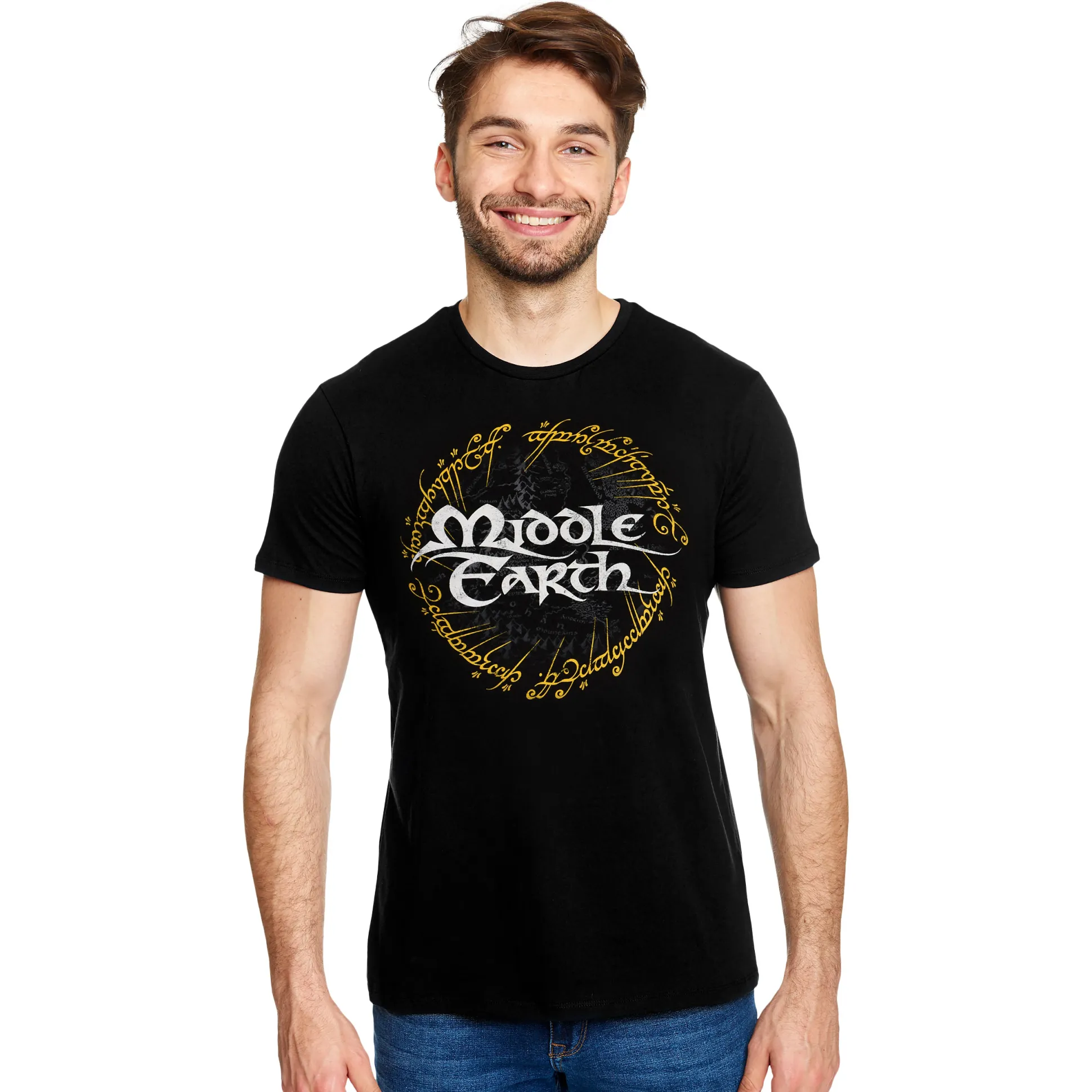 Heer der Ringen - Midden-aarde T-shirt zwart